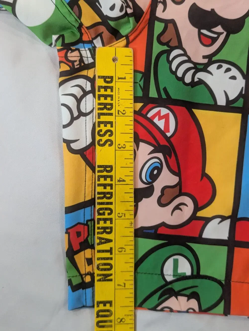 Super Mario Nintendo Swim Shorts Mens XL Multicolor Character Print Trunks